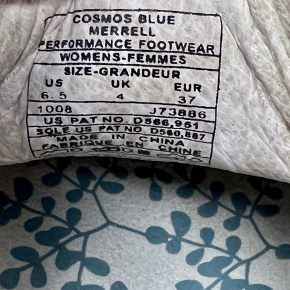 Merrell women's Cosmos leather gray/navy sneakers size 6.5 - Picture 12 of 12